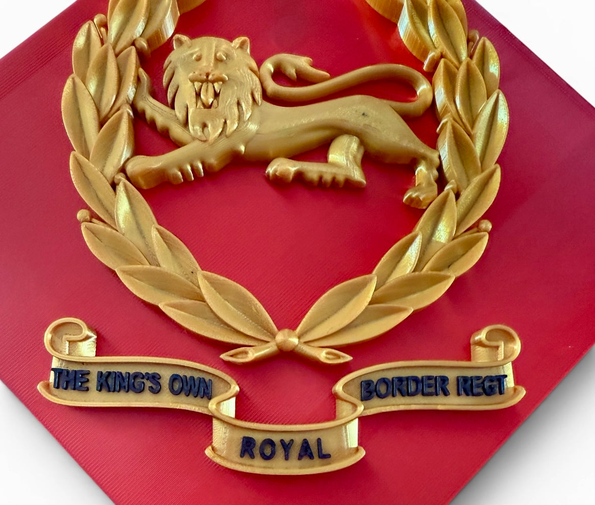 King's Own Royal Border Regiment 3D Printed Cap Badge