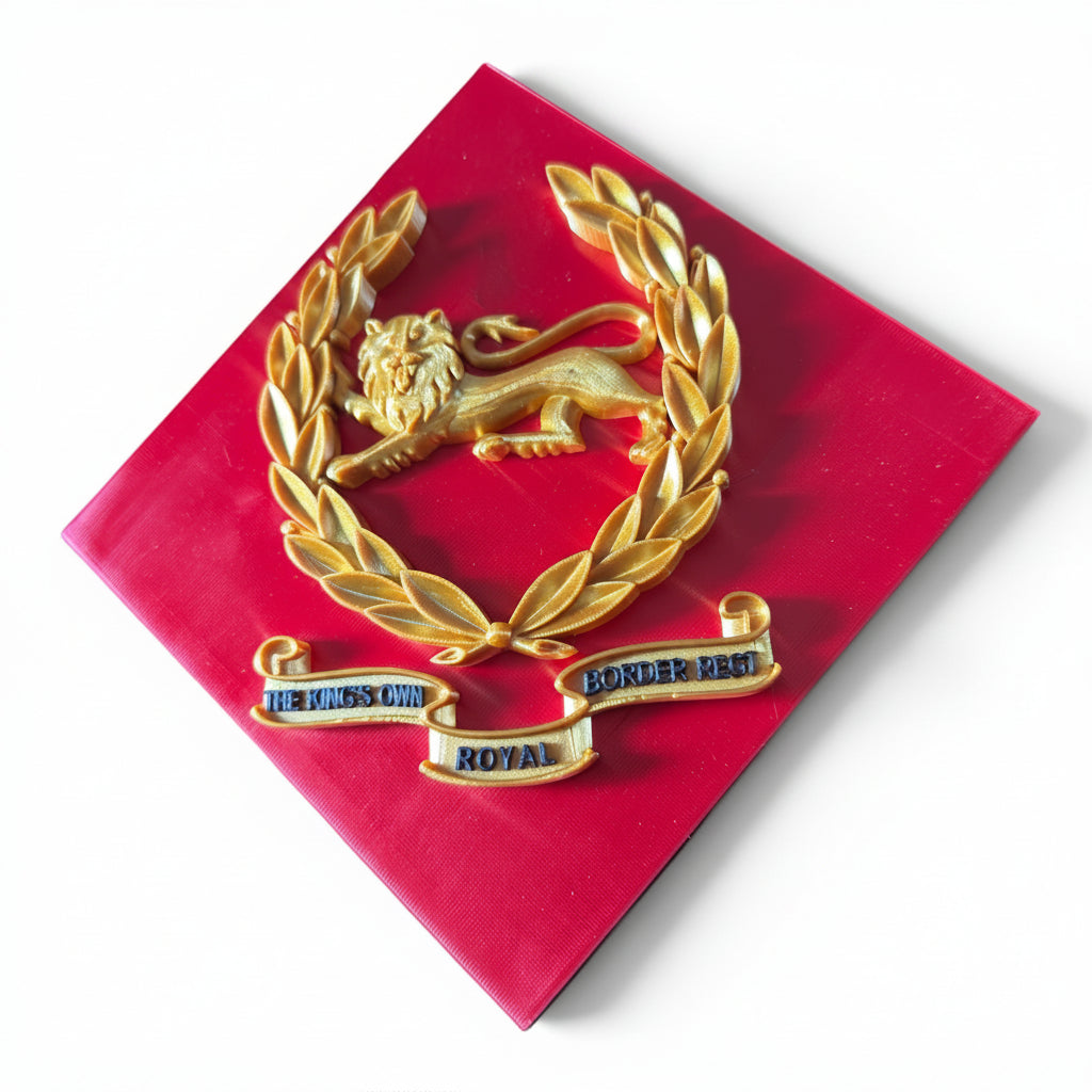 King's Own Royal Border Regiment 3D Printed Cap Badge