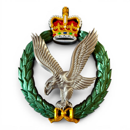 Army Air Corps 3D Printed Cap Badge - Queen's Crown - Precision Military Eemblems 