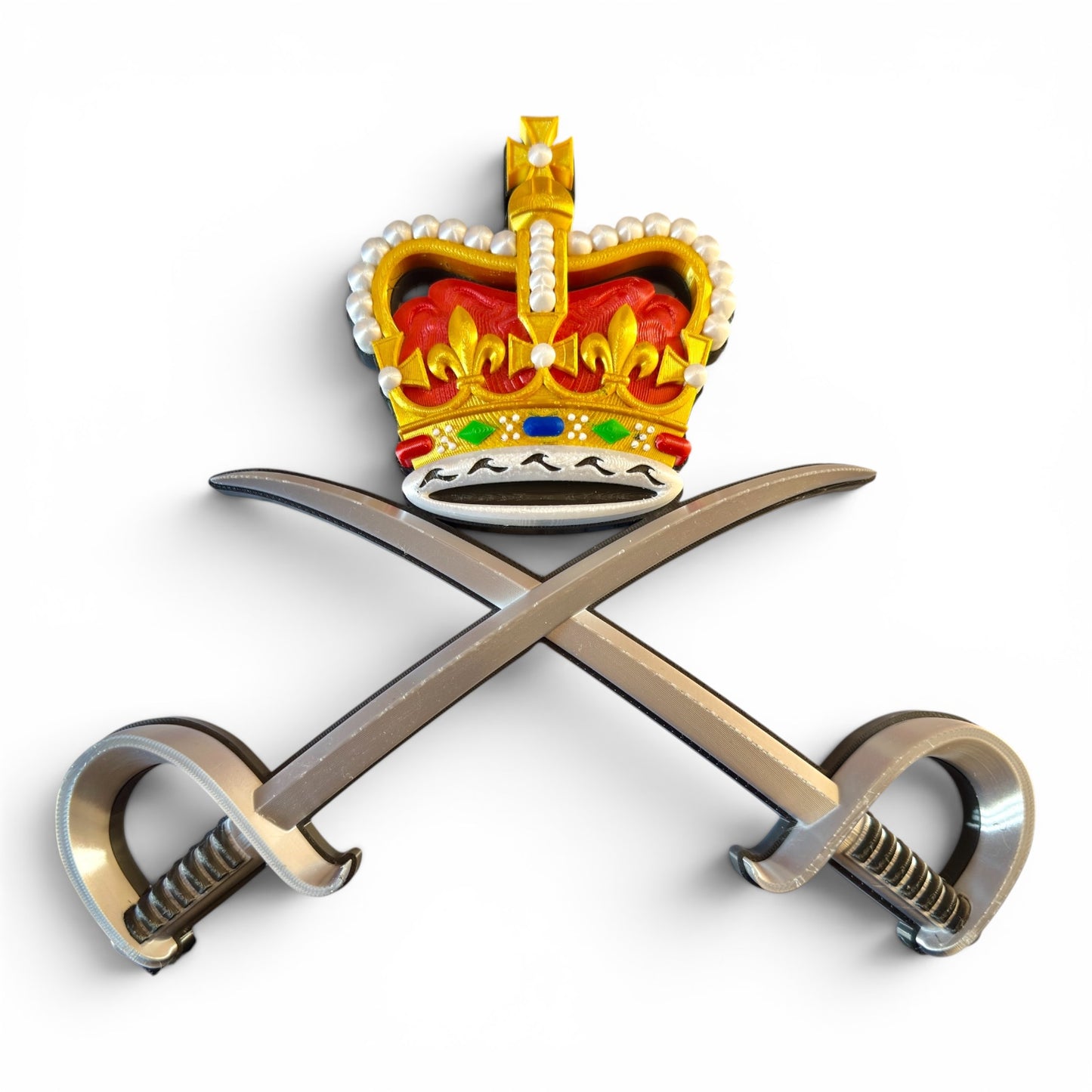 Royal Army Physical Training Corps (RAPTC) Queen's Crown Cap Badge - Precision Military Emblems 