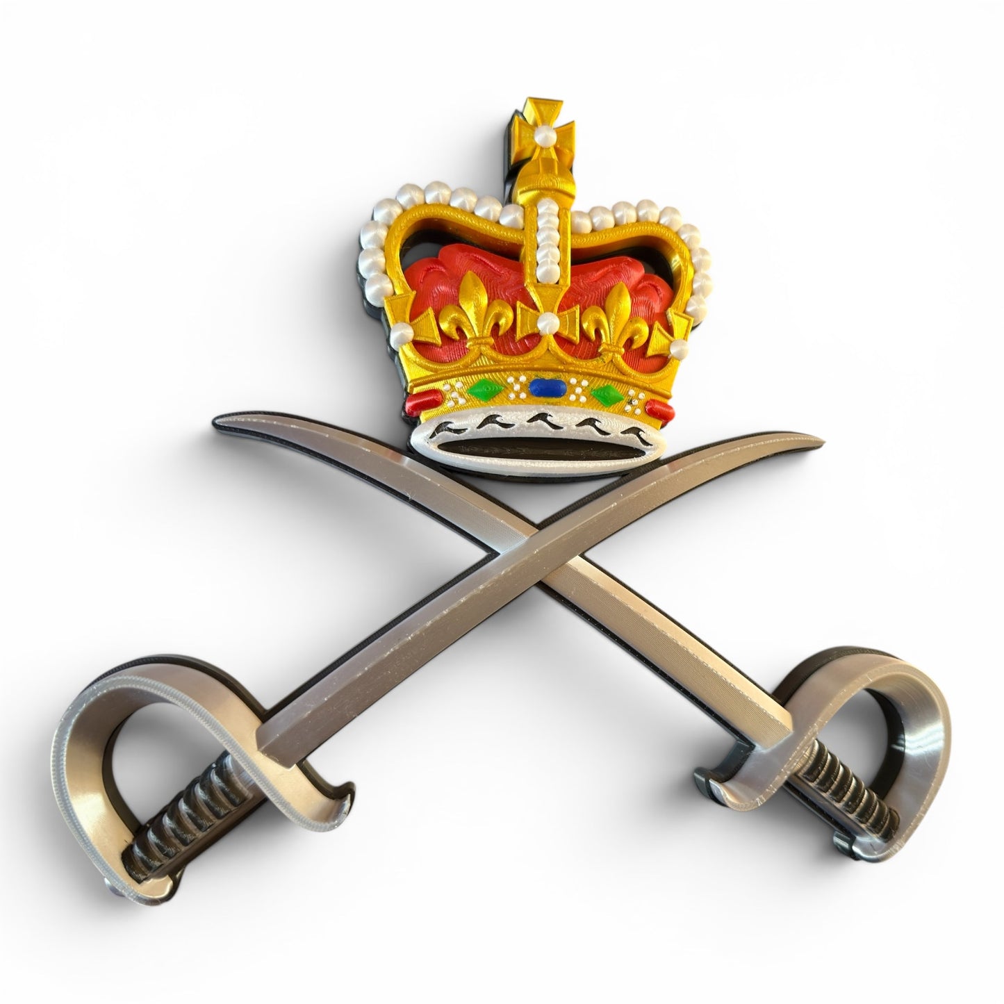 Royal Army Physical Training Corps (RAPTC) Queen's Crown Cap Badge - Precision Military Emblems 