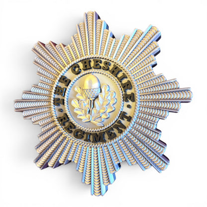 Cheshire Regiment Cap Badge - Precision Militry Emblems 