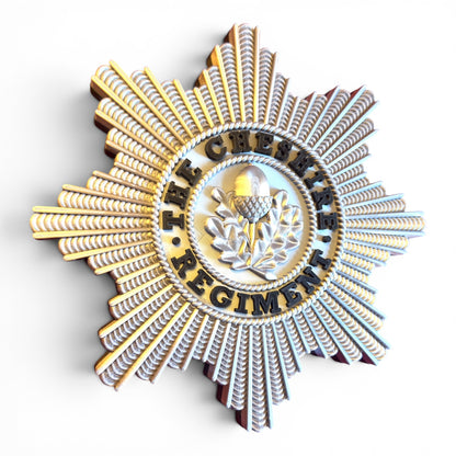 Cheshire Regiment Cap Badge - Precision Militry Emblems 
