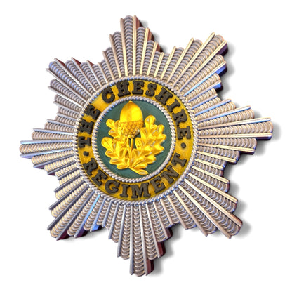 Cheshire Regiment Cap Badge | Full Colour