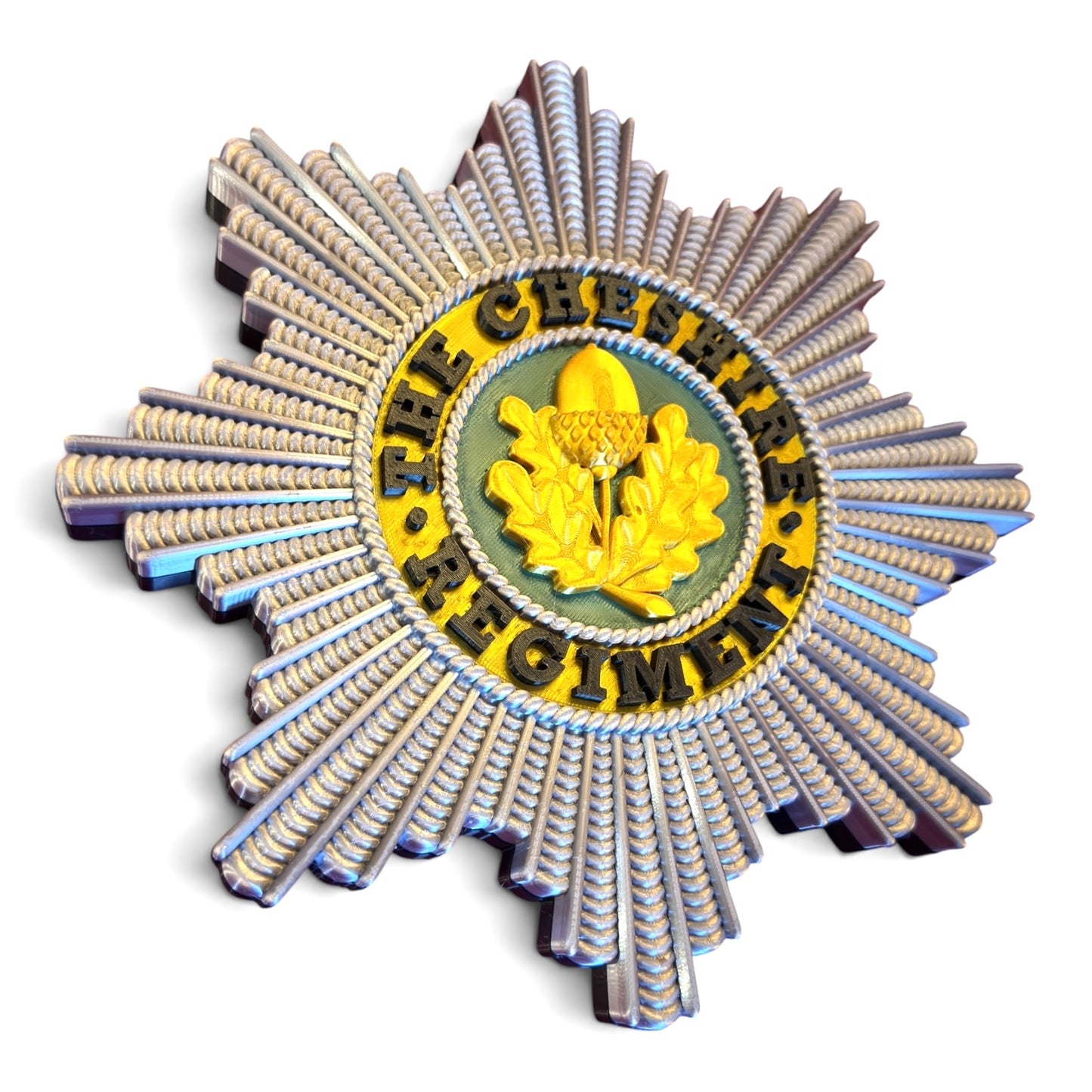 Cheshire Regiment Cap Badge | Full Colour
