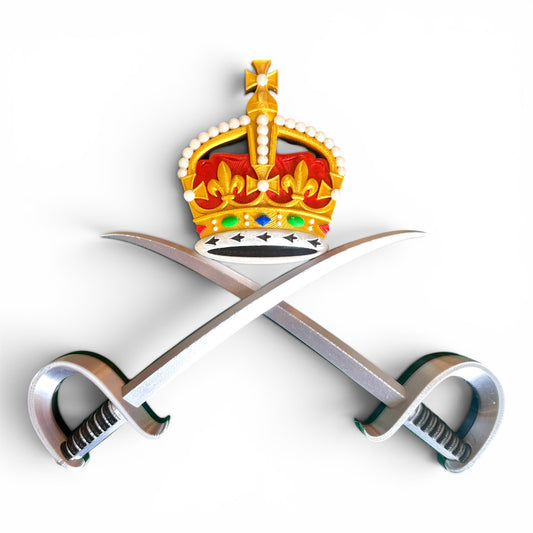 Royal Army Physical Training Corps (RAPTC) King's Crown Cap Badge | Officially Licensed
