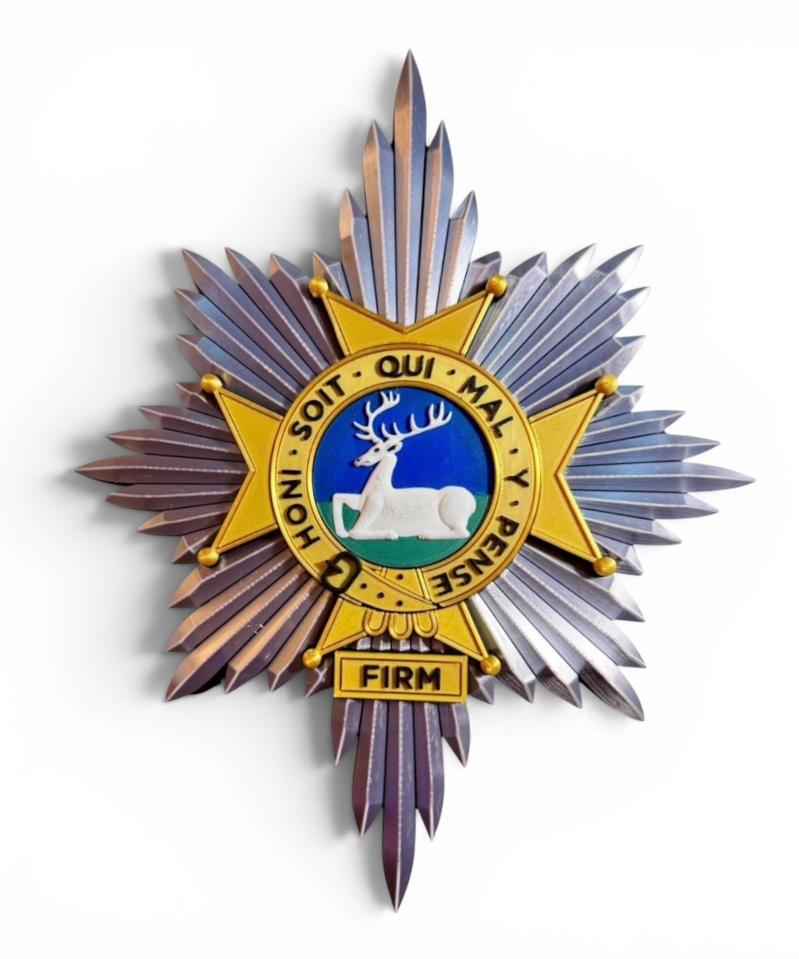 The Worcestershire and Sherwood Foresters Cap Badge - Precision Military Emblems 