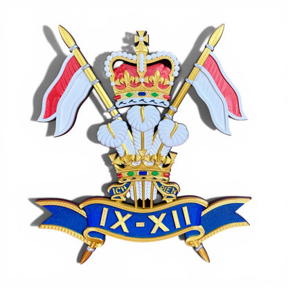 9th/12th Royal Lancers (Prince of Wales) Cap Badge - Precision Militay Emblems 
