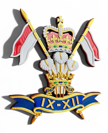 9th/12th Royal Lancers (Prince of Wales) Cap Badge - Precision Militay Emblems 