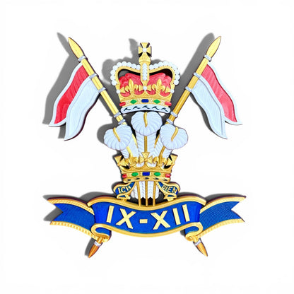 9th/12th Royal Lancers (Prince of Wales) Cap Badge - Precision Militay Emblems 