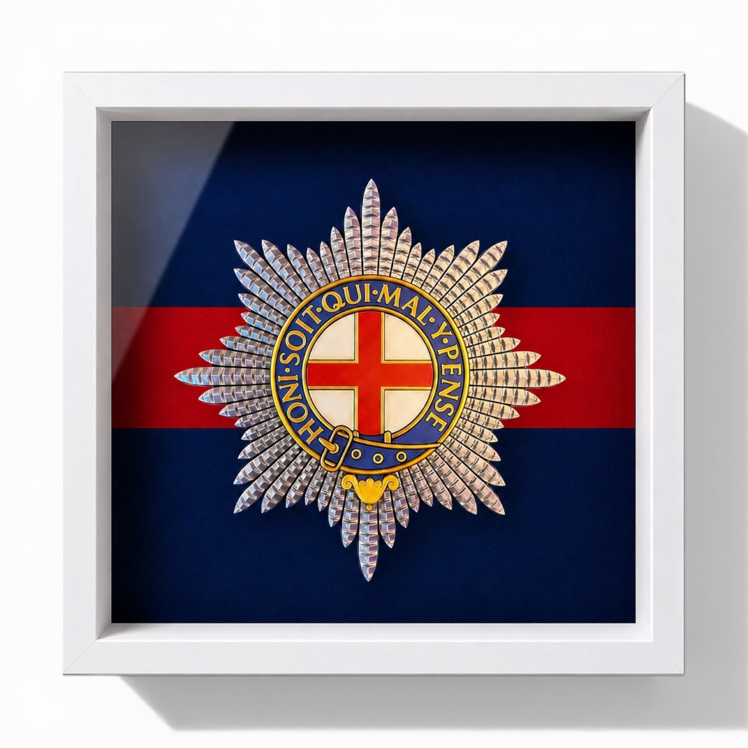 Coldstream Guards Cap Badge Display Frame - Precision Military Emblems 