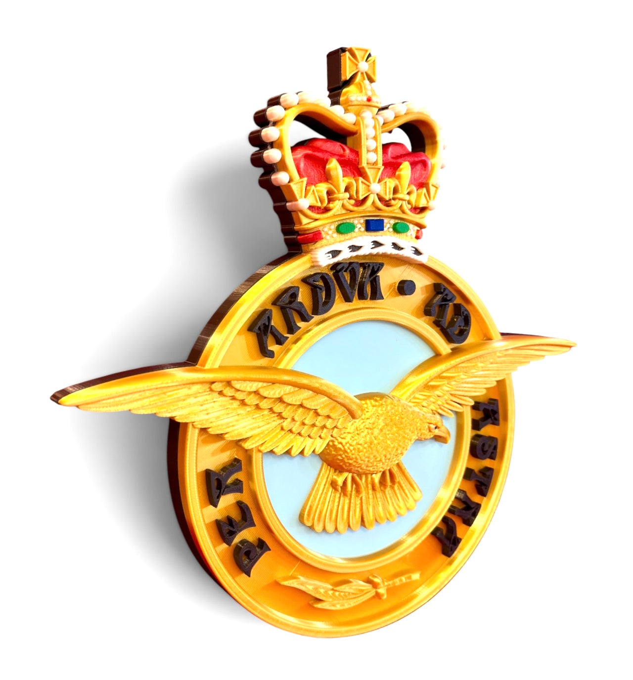 Royal Air Force 3D Printed Emblem Queen's Crown - Precision Military Emblems 