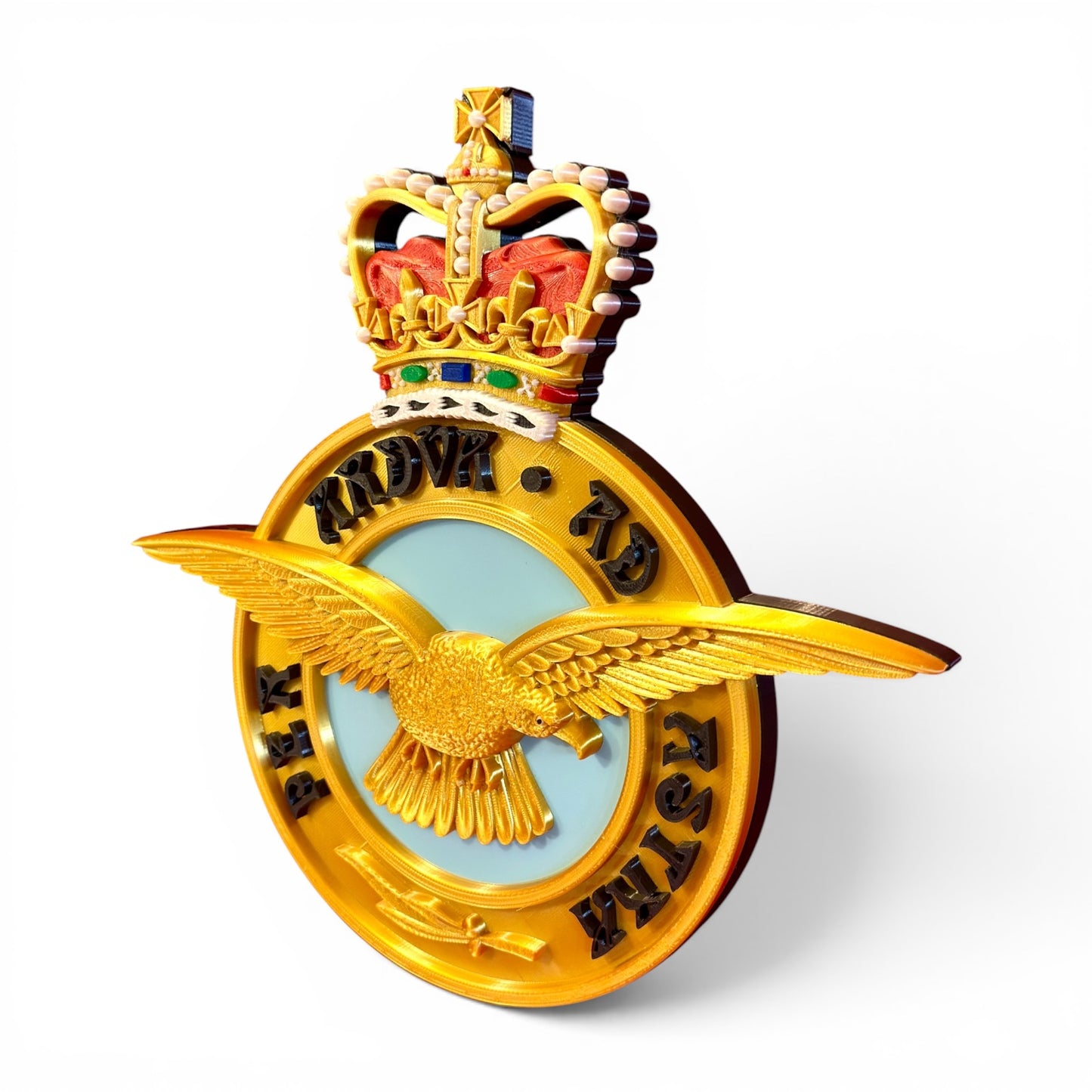 Royal Air Force 3D Printed Emblem Queen's Crown - Precision Military Emblems 