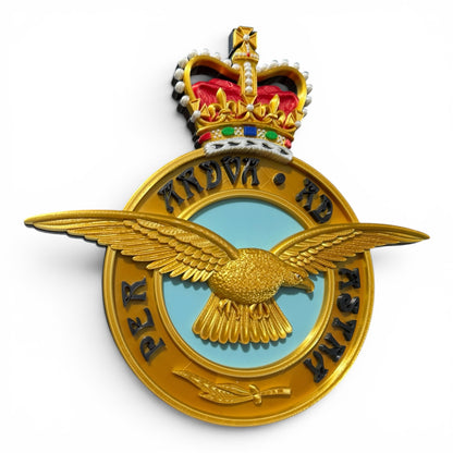 Royal Air Force 3D Printed Emblem Queen's Crown - Precision Military Emblems 
