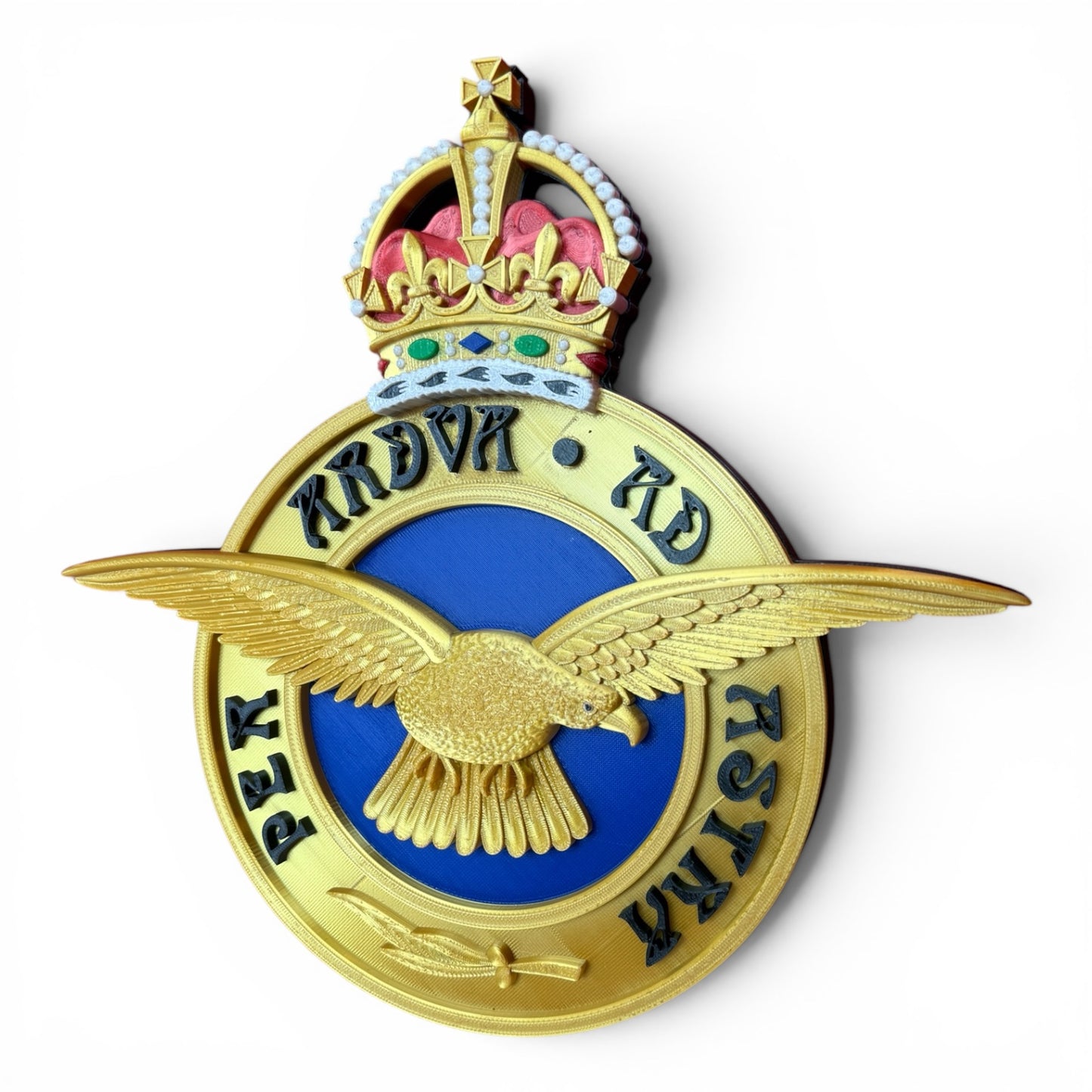 Royal Air Force Emblem King's Crown - Precision Military Emblems 