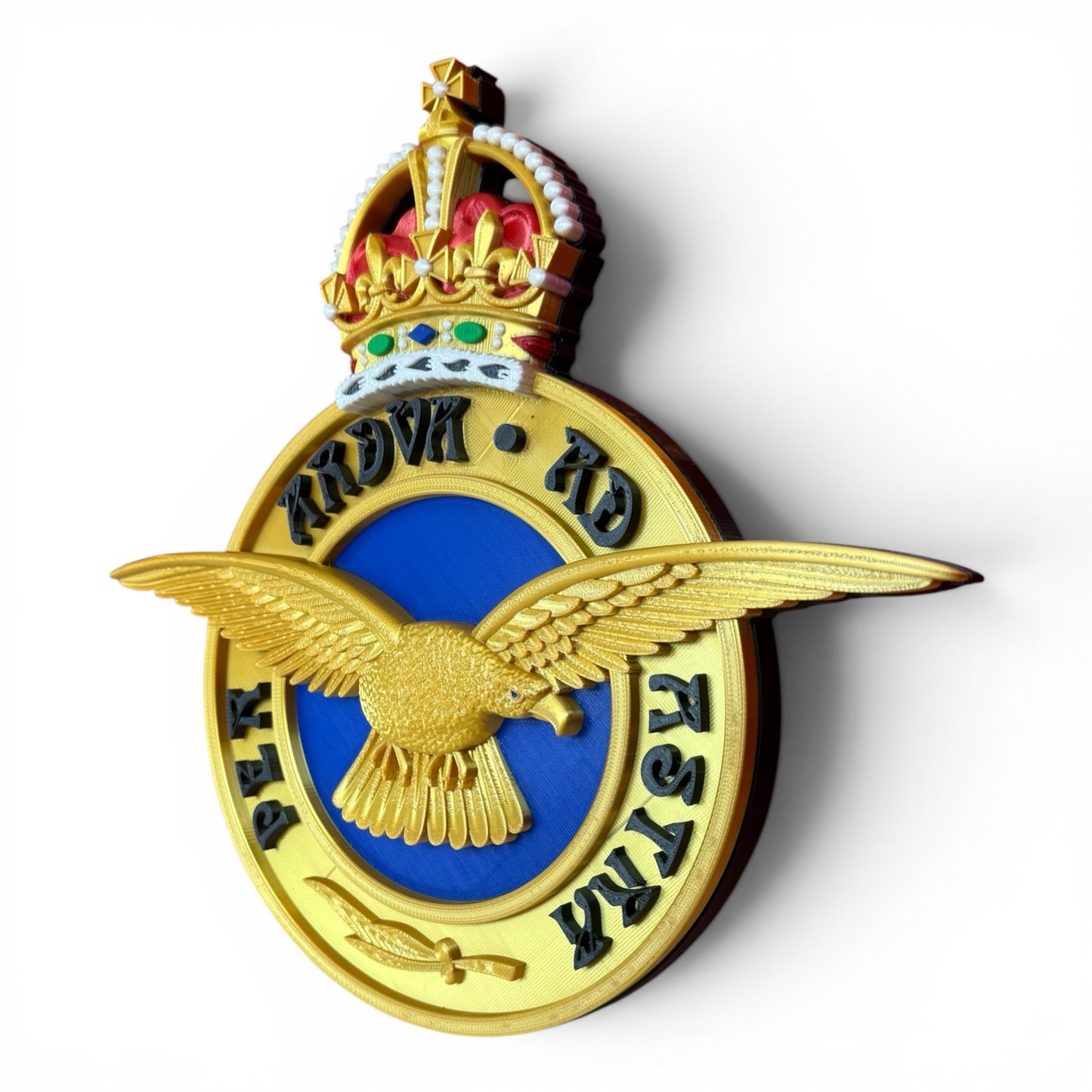 Royal Air Force Emblem King's Crown - Precision Military Emblems 