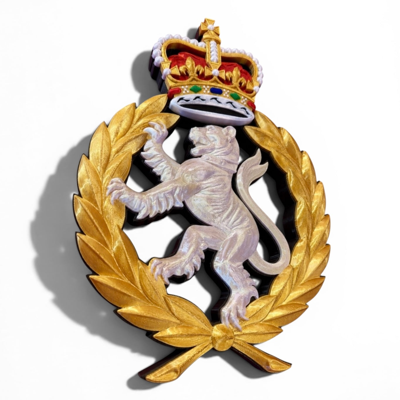 Women's Royal Army Corps 3D Printed Cap Badge - Preciion Military Emblems 