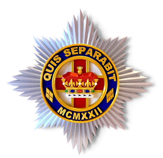 4th/7th Royal Dragoon Guards Cap Badge - Precision Military Emblems 