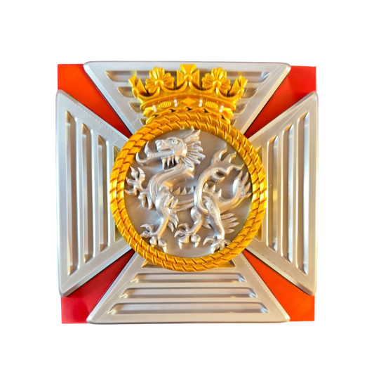 Duke of Edinburgh's Royal Regiment Cap Badge | Brandywine Flash - Precision Military Emblembs 