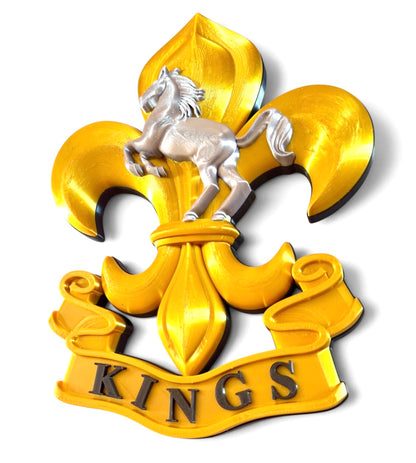 The King's Regiment Cap Badge - Precision Military Emblems 