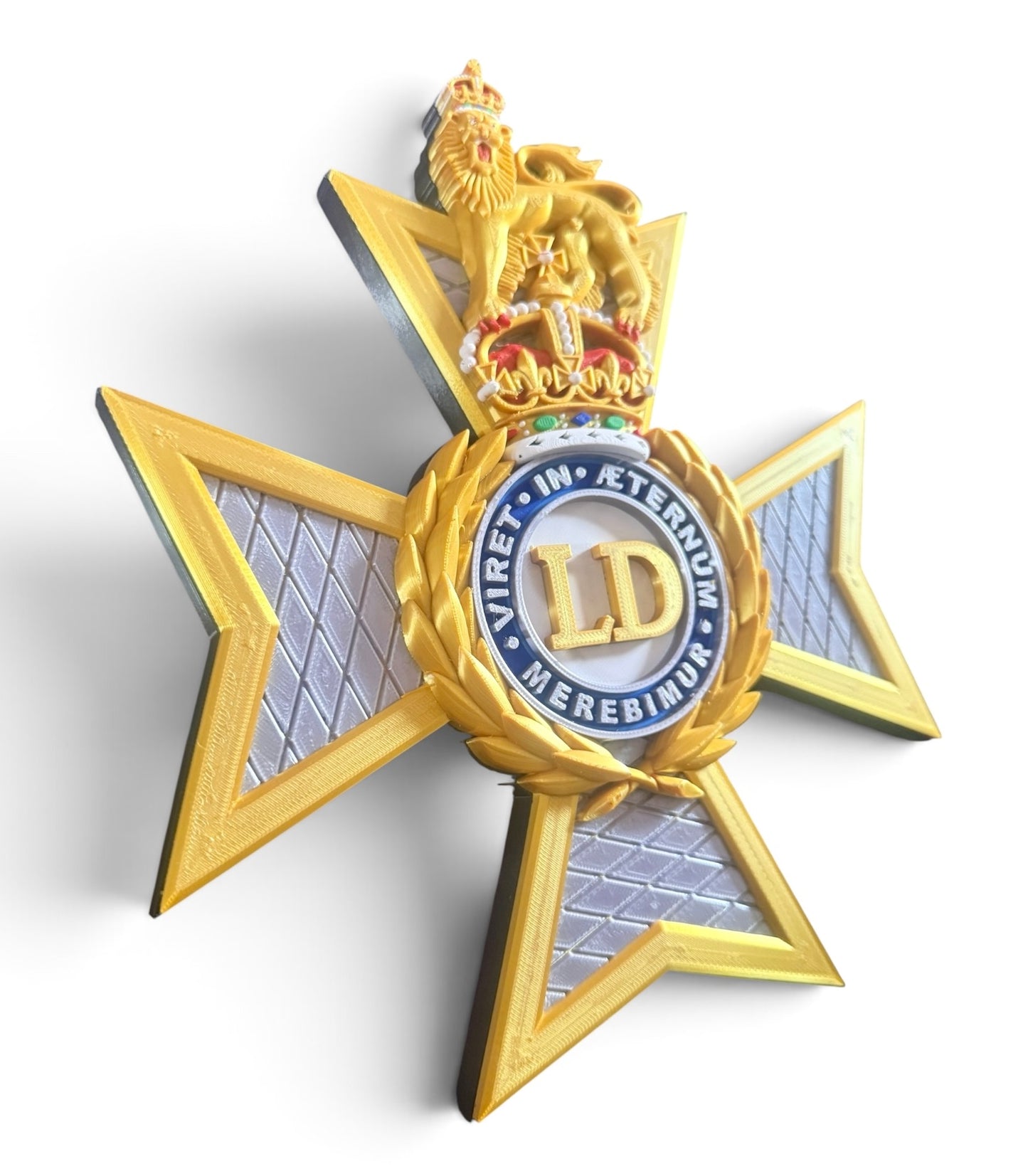 The Light Dragoons Cap Badge – King's Crown - Precision Military Emblems 