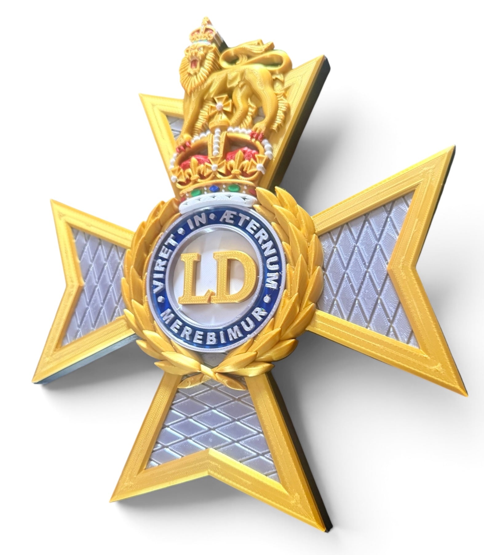 The Light Dragoons Cap Badge – King's Crown - Precision Military Emblems 