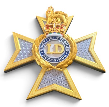 The Light Dragoons Cap Badge – King's Crown - Precision Military Emblems 