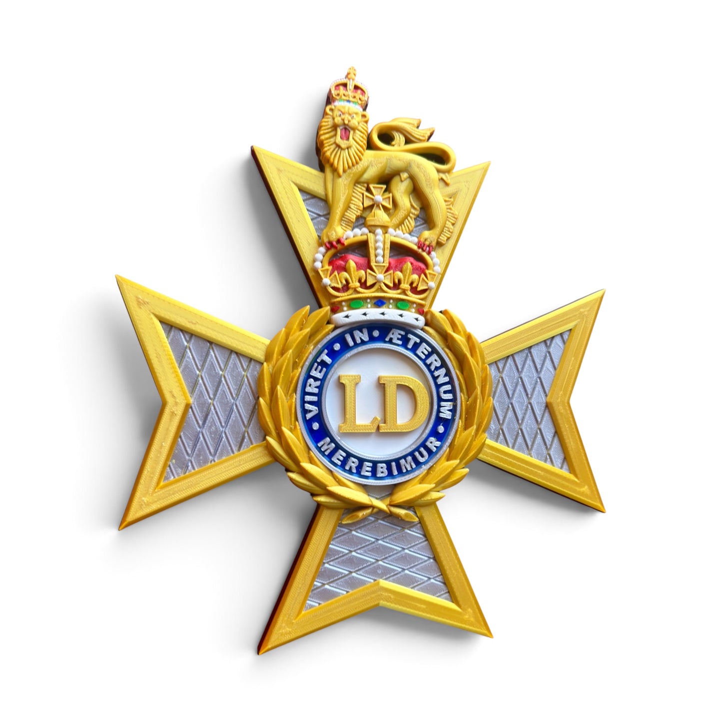 The Light Dragoons Cap Badge – King's Crown - Precision Military Emblems 