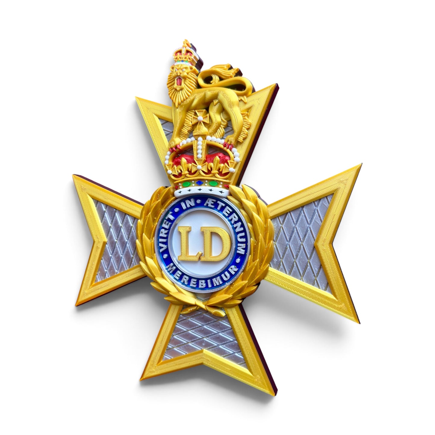 The Light Dragoons Cap Badge – King's Crown - Precision Military Emblems 