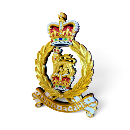 Adjutant General's Corps Queen's Crown Cap Badge - Precision Military Emblems 