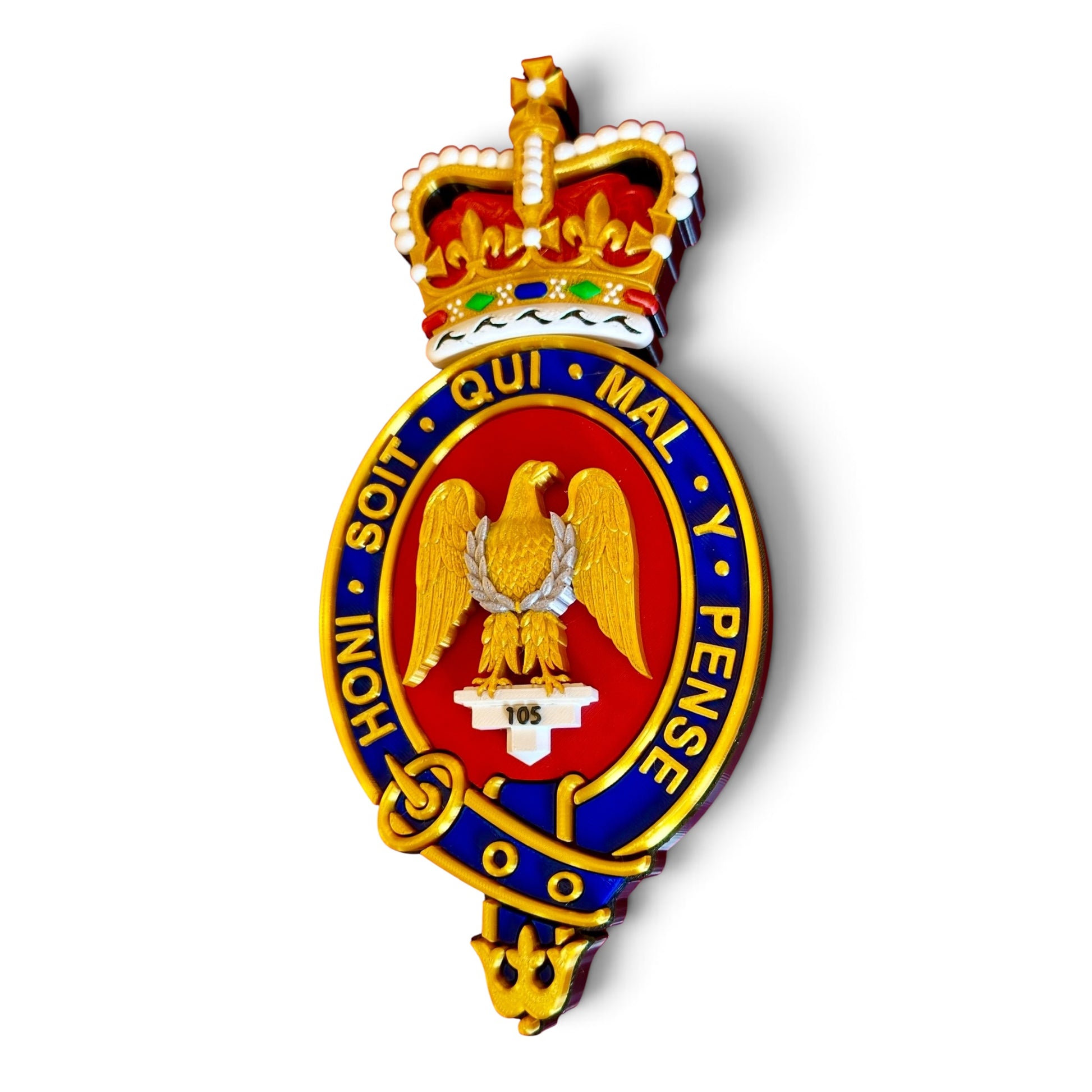 Blues and Royals Cypher Queen's Crown - Precision Military Emblems 