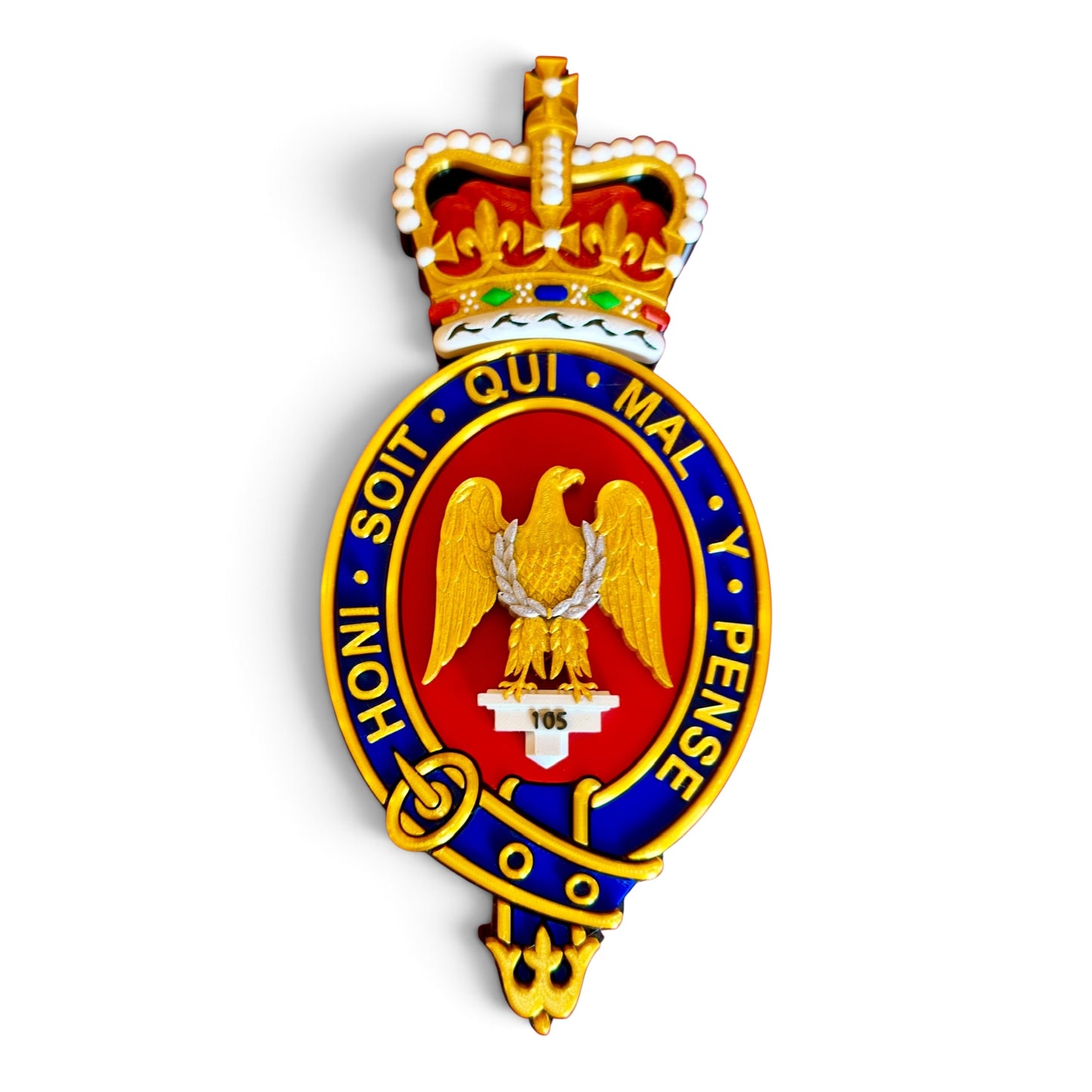 Blues and Royals Cypher Queen's Crown - Precision Military Emblems 