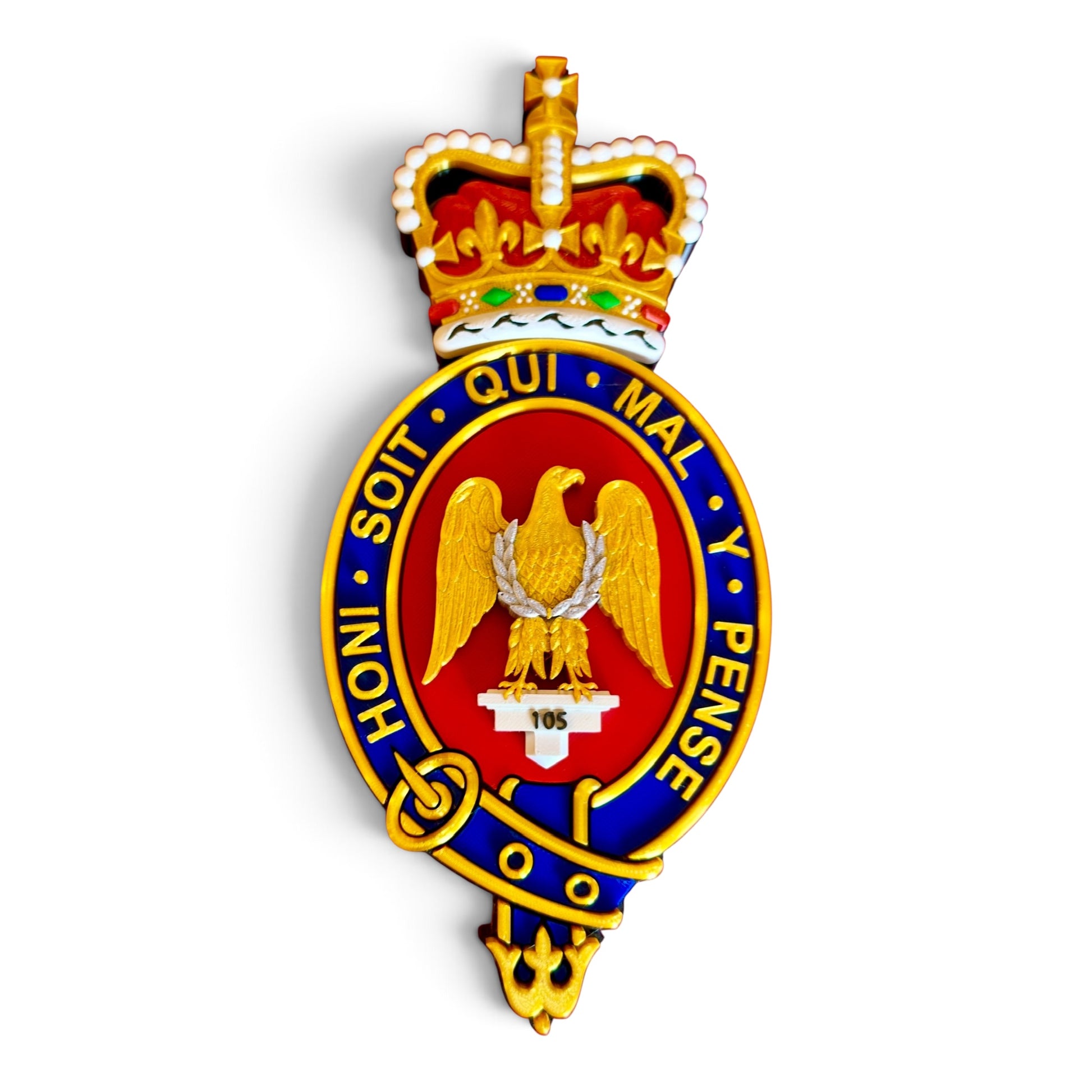 Blues and Royals Cypher Queen's Crown - Precision Military Emblems 