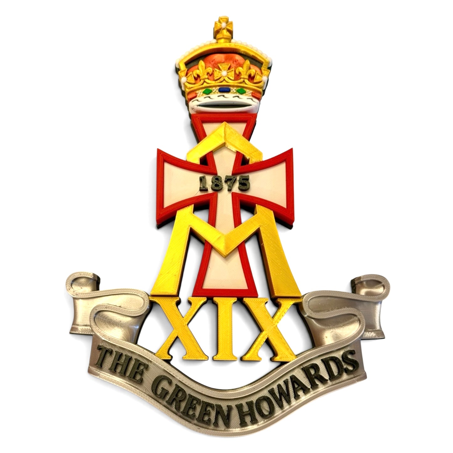 Green Howards Cap Badge | Full Colour - Precision Military Emblems 