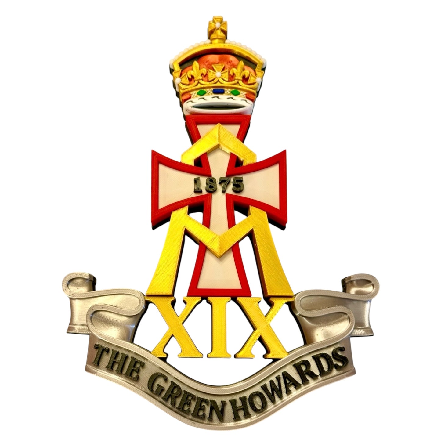 Green Howards Cap Badge | Full Colour - Precision Military Emblems 