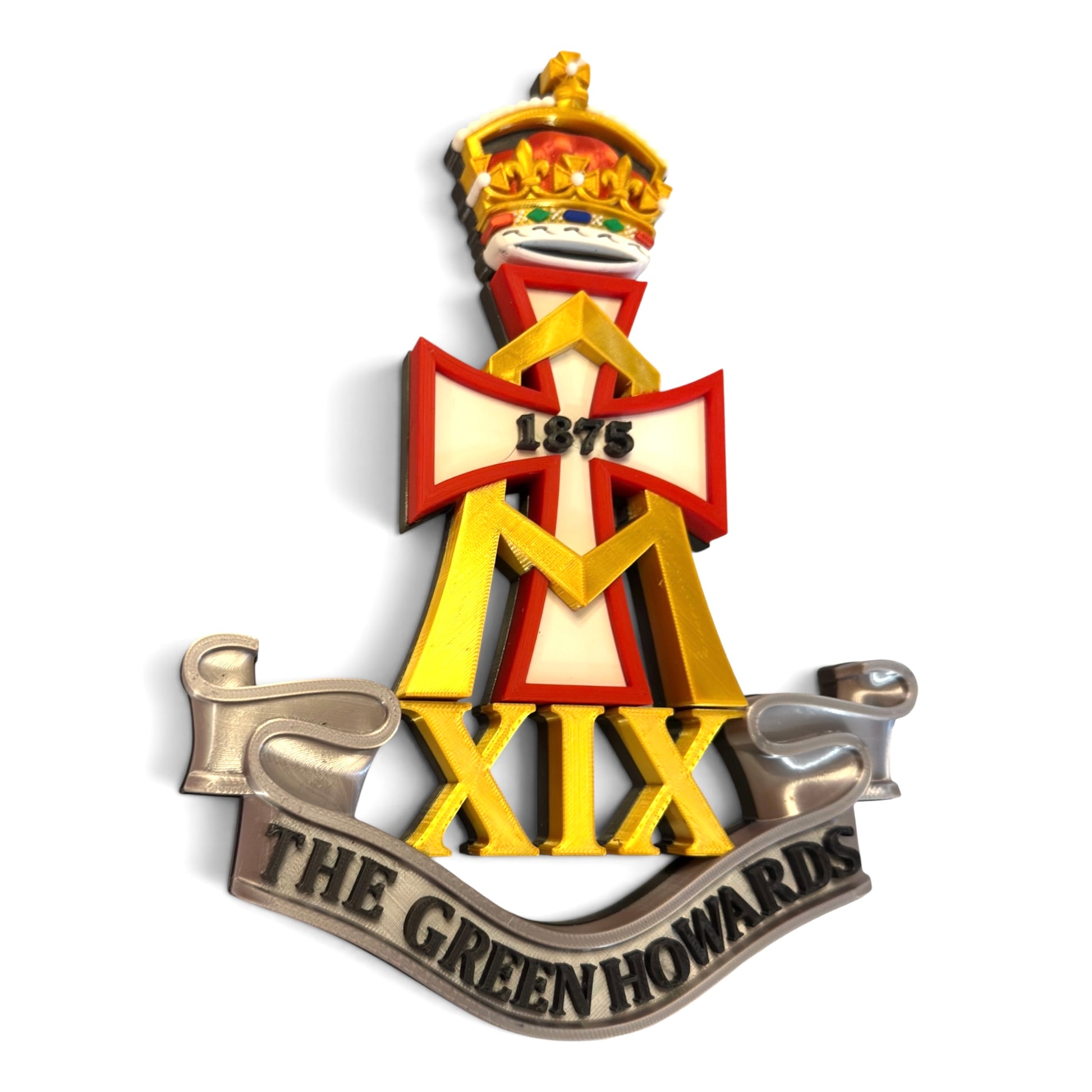 Green Howards Cap Badge | Full Colour - Precision Military Emblems 
