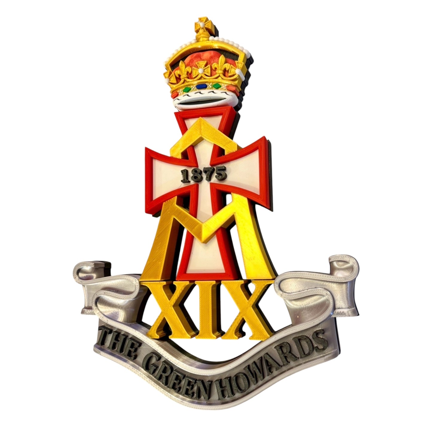Green Howards Cap Badge | Full Colour - Precision Military Emblems 
