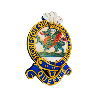 Queen's Regiment Cap Badge - Precision Military Emblems 