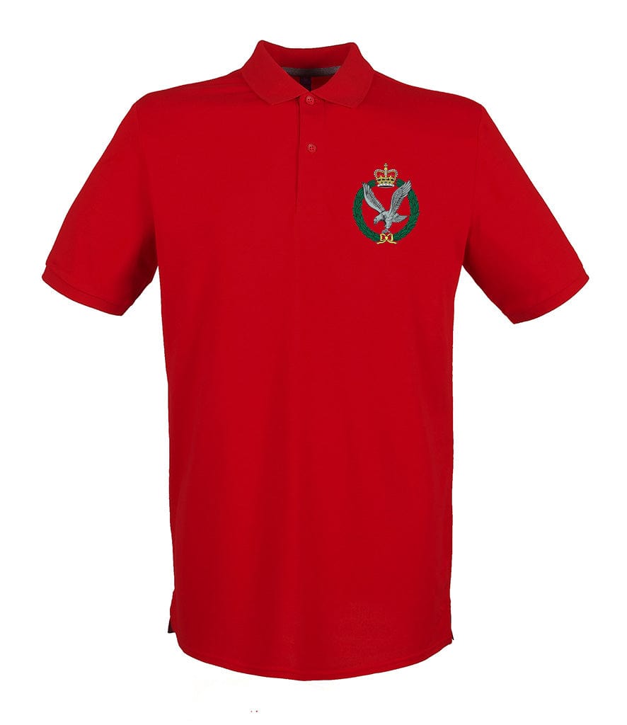 Army Air Corps Embroidered Pique Polo Shirt - Precision Military Emblems