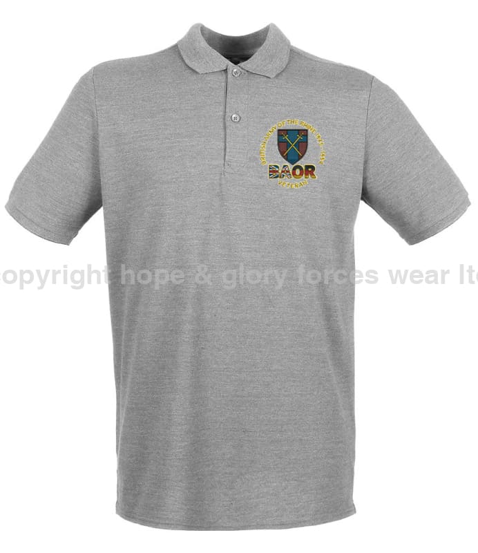 BAOR Veteran Embroidered Polo Shirt - Precision Military Emblems