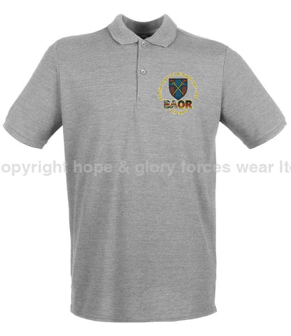 BAOR Veteran Embroidered Polo Shirt - Precision Military Emblems