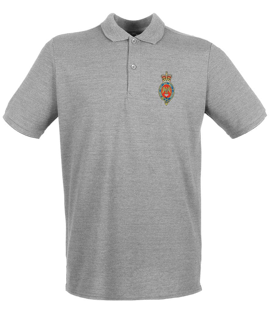Blues and Royals Embroidered Pique Polo Shirt - Precision Military Emblems