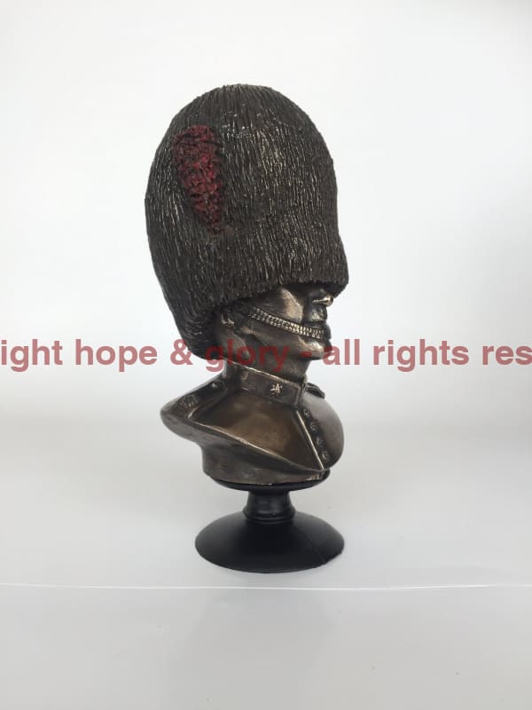 Coldstream Guards Bust Cold Cast Bronze Military Statue Sculpture - Precision Military Emblems