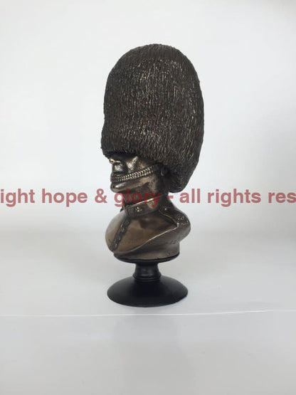 Coldstream Guards Bust Cold Cast Bronze Military Statue Sculpture - Precision Military Emblems