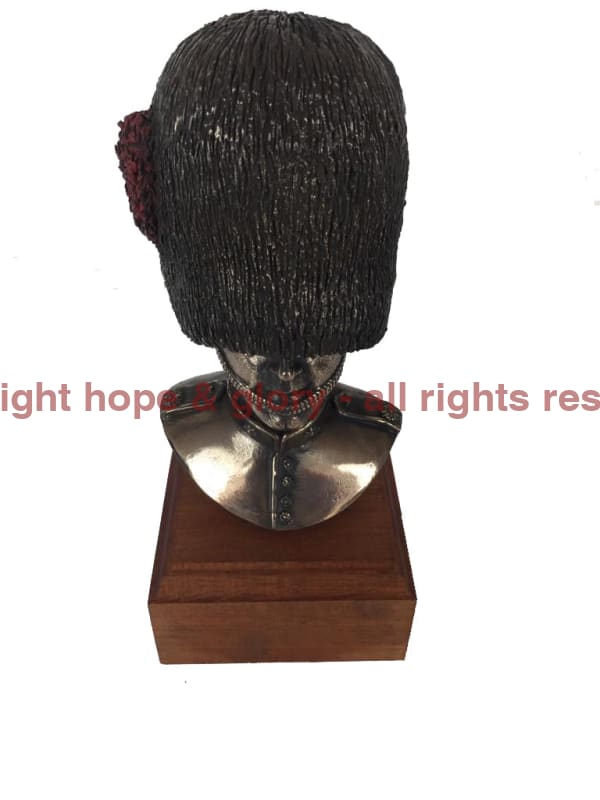 Coldstream Guards Bust Cold Cast Bronze Military Statue Sculpture - Precision Military Emblems