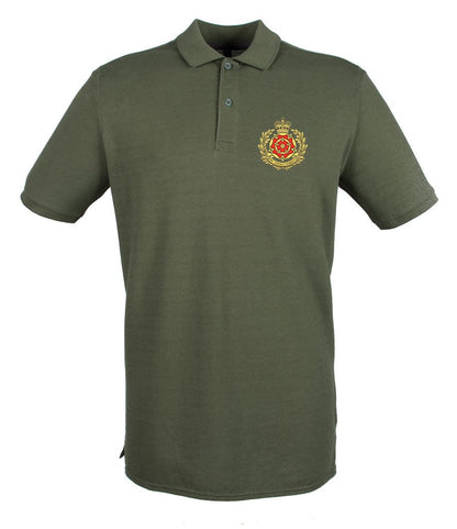 Duke of Lancaster's Regiment Embroidered Pique Polo Shirt - Precision Military Emblems