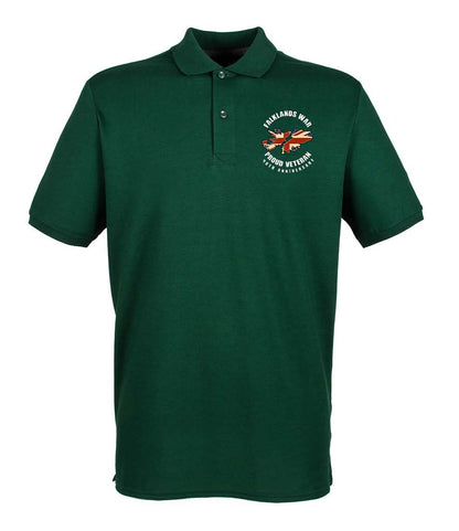 FALKLANDS WAR VETERAN 40th Anniversary Embroidered Polo Shirt - Precision Military Emblems