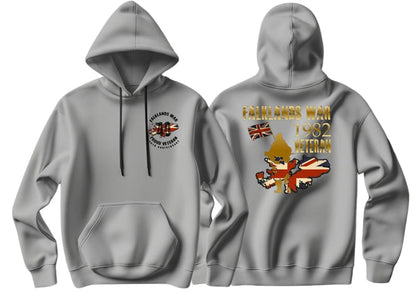 Falklands War Veteran Double Printed Hoodie - Precision Military Emblems