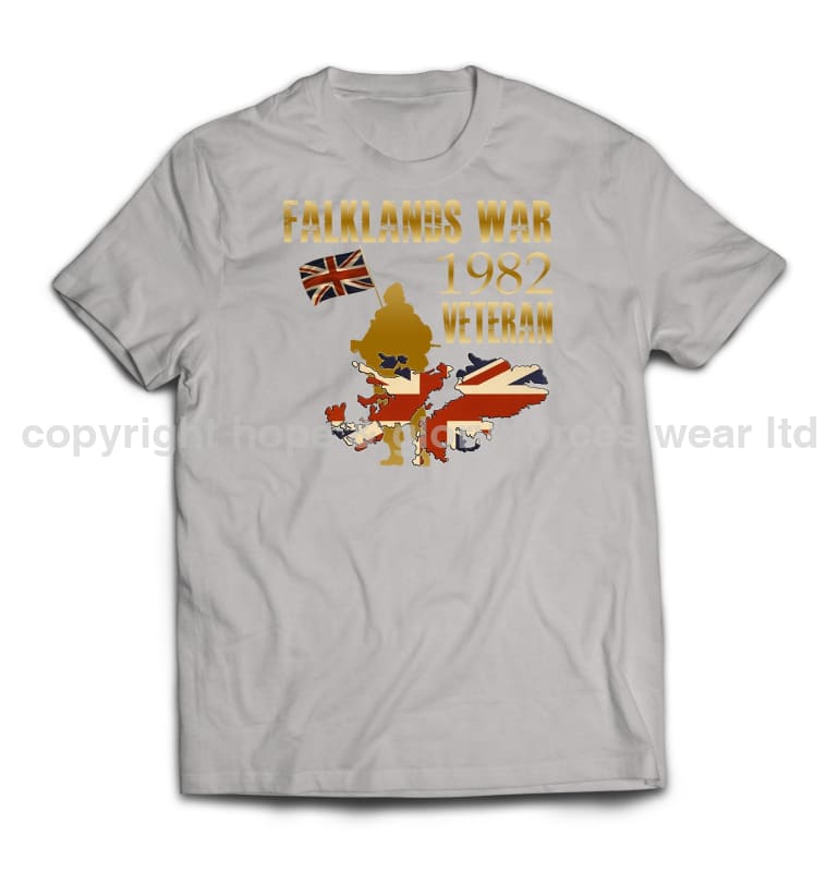 Falklands War Veteran Printed T-Shirt - Precision Military Emblems