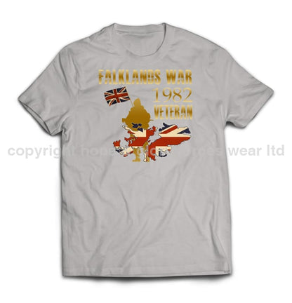 Falklands War Veteran Printed T-Shirt - Precision Military Emblems